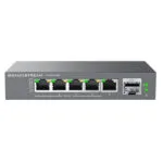 Grandstream GWN7700MP Unmanaged PoE+ Switch με 5 Θύρες Ethernet και 1 SFP Θύρα