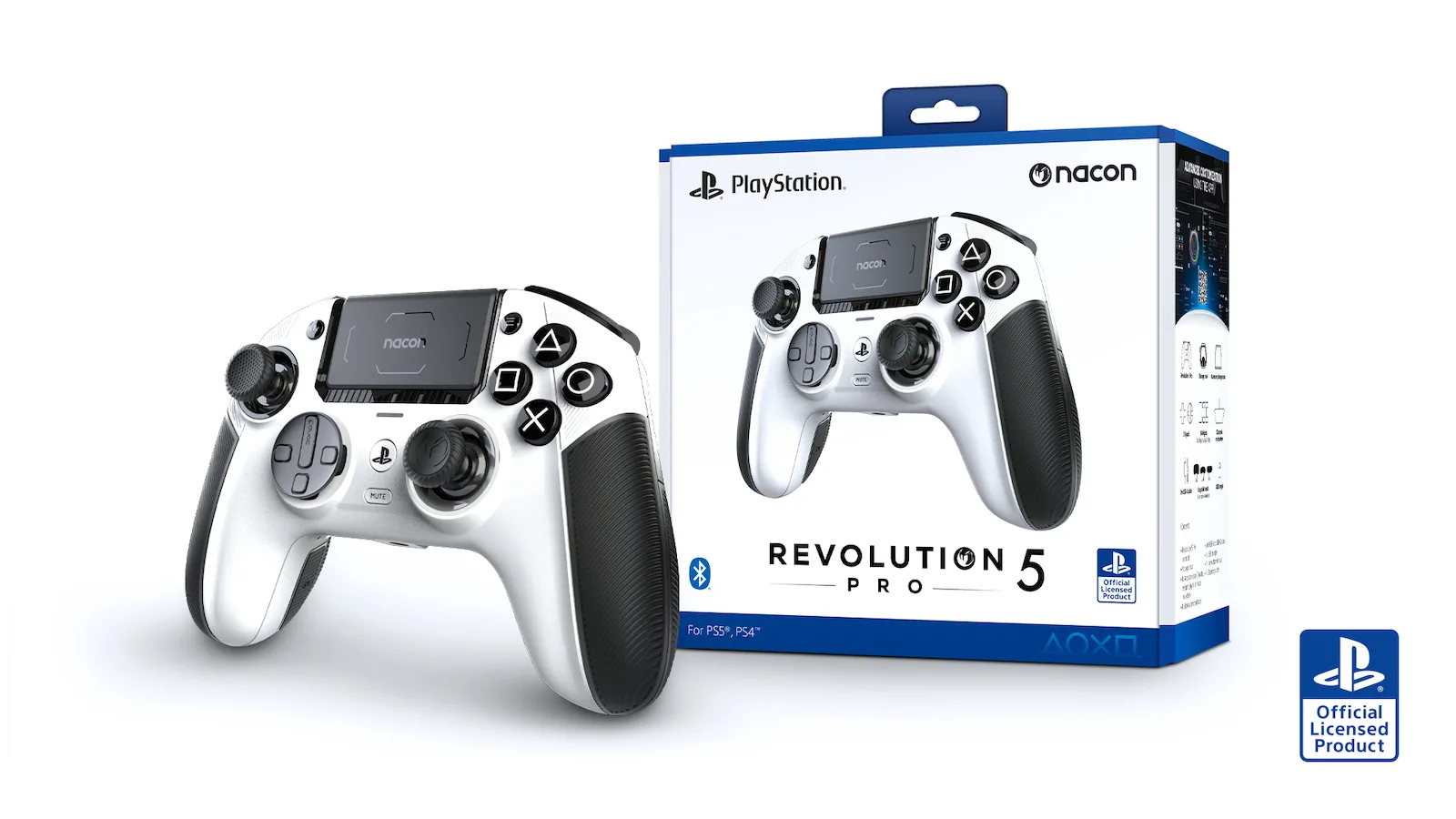 20241114163029_nacon_revolution_5_pro_asyrmato_gamepad_gia_ps5_leyko.jpeg Nacon Revolution 5 Pro Ασύρματο Gamepad για PS5 Λευκό - Image 1
