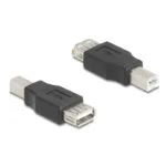 DeLock Μετατροπέας USB-B male σε USB-A female 1τμχ (67199)