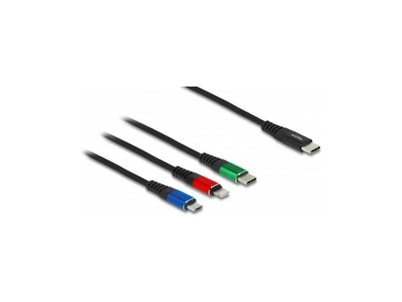 20241115132101_delock_regular_usb_to_lightning_type_c_micro_usb_cable_1m_86596.jpeg DeLock Regular USB to Lightning / Type-C / micro USB Cable Μαύρο 1m (86596) - Image 1
