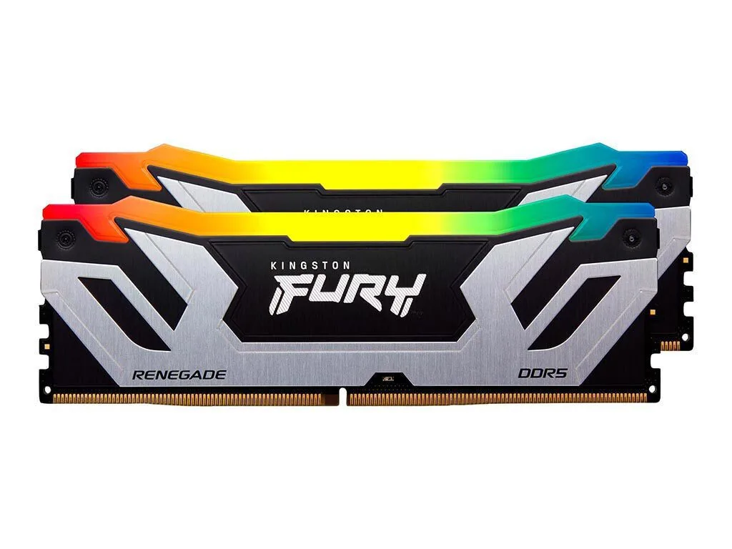 Kingston Fury Renegade RGB DDR5 48GB RAM με 2x24GB Modules και Ταχύτητα 8400 για Desktop KF584CU40RSAK2-48 - Image 1