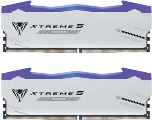 Patriot Viper RGB Extreme 5 DDR5 48GB RAM με 2x24GB Modules και Ταχύτητα 8000 για Desktop PVXR548G80C38KM - Image 1