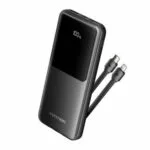 Vention FHO Power Bank 10000mAh 22.5W με 2 Θύρες USB-A και Θύρα USB-C Μαύρο