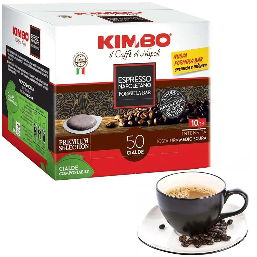 20241126144851_kimbo_kapsoules_espresso_napoletano_symvates_me_michani_e_s_e_pod_50caps.jpeg Kimbo Κάψουλες Espresso Napoletano Συμβατές με Μηχανή E.S.E. Pod 50caps - Image 1