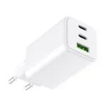 Alkaya Φορτιστής Χωρίς Καλώδιο με Θύρα USB-A και 2 Θύρες USB-C 65W Λευκός