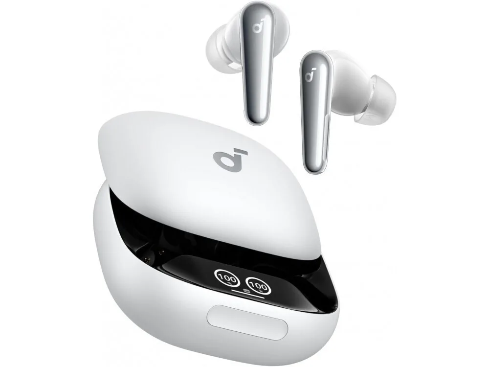 Soundcore by Anker Liberty 4 Pro In-ear Bluetooth Handsfree Ακουστικά με Αντοχή στον Ιδρώτα και Θήκη Φόρτισης Λευκά - Image 1