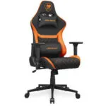 Cougar Armor One V2 F Υφασμάτινη Καρέκλα Gaming με Ρυθμιζόμενα Μπράτσα Πορτοκαλί