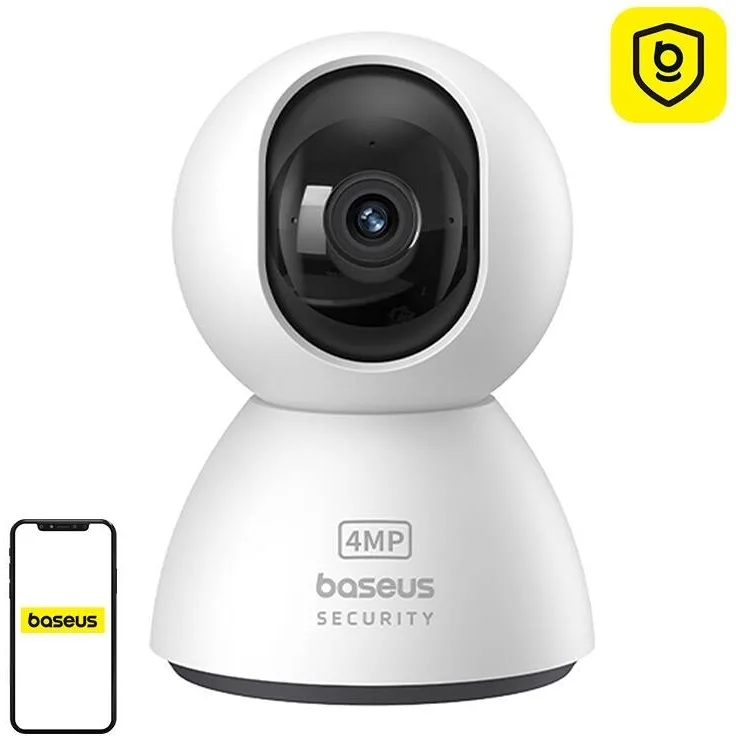 Baseus P1 IP Κάμερα Παρακολούθησης Wi-Fi Full HD+ 4MP με Αμφίδρομη Επικοινωνία - Image 1