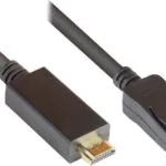 Good Connections Προσαρμογέας Καλωδίου Μετατροπέας DisplayPort / HDMI male σε DisplayPort / HDMI female 1τμχ