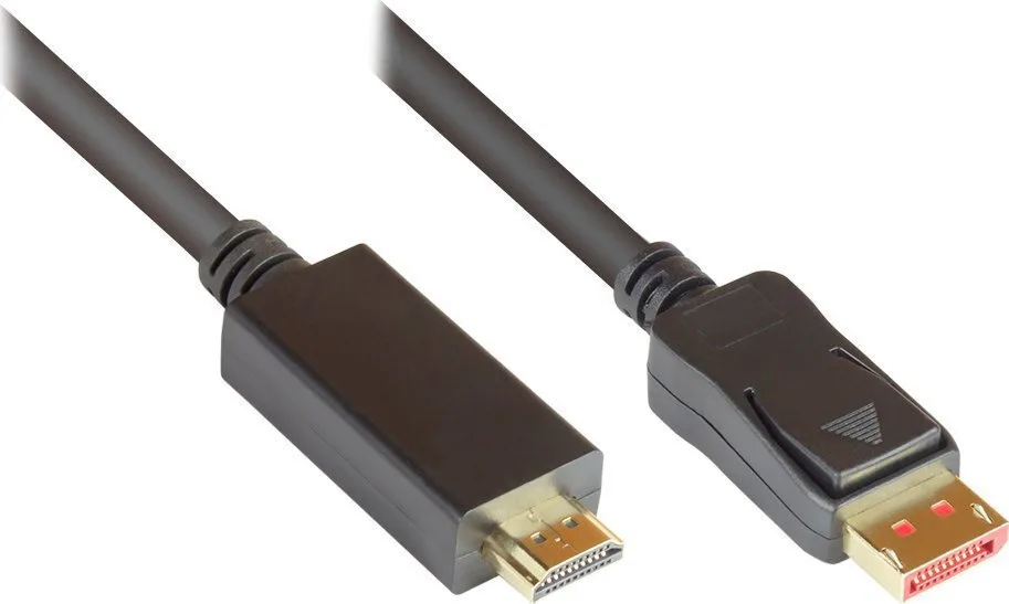 Good Connections Προσαρμογέας Καλωδίου Μετατροπέας DisplayPort / HDMI male σε DisplayPort / HDMI female 1τμχ - Image 1