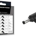 Conceptronic Μετατροπέας USB-C / DC male σε USB-C / DC female 1τμχ