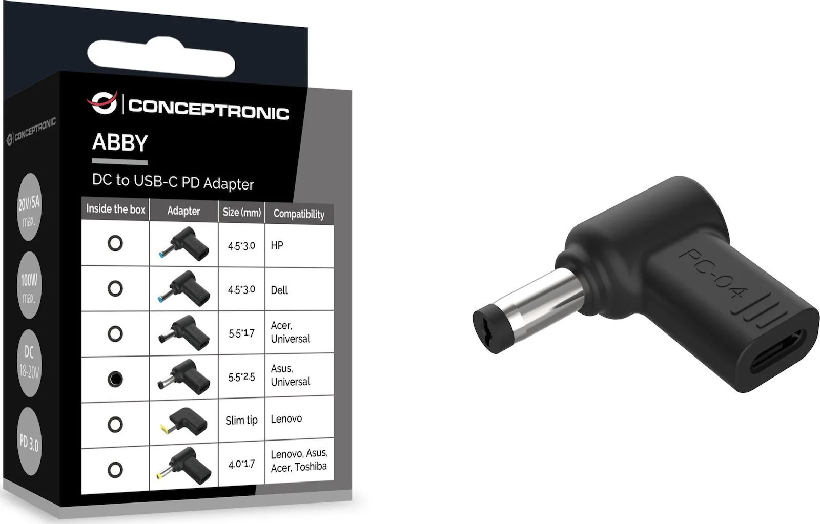 20241202133351_metatropeas_usb_c_dc_male_se_usb_c_dc_female_1tmch-1.jpeg Conceptronic Μετατροπέας USB-C / DC male σε USB-C / DC female 1τμχ - Image 1