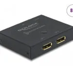 DeLock DisplayPort 2-1 Switch Bidirectional 8K 30Hz