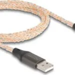 DeLock USB 2.0 Cable USB-C male - USB-A 1m 88164