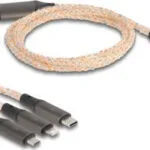 DeLock Regular USB to Lightning / Type-C / micro USB Cable 1.2m (88158)