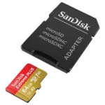 Sandisk Extreme Pro microSDXC 64GB U3 V30 A2 UHS-I 200MB/s με αντάπτορα