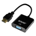Savio Μετατροπέας HDMI male σε VGA female 1τμχ