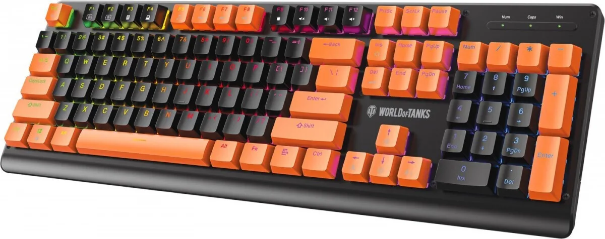 Yenkee Destroyer WT300 Gaming Μηχανικό Πληκτρολόγιο με Outemu Red διακόπτες και RGB φωτισμό (Αγγλικό US) - Image 1
