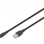 Digitus USB-A to Lightning Cable 12W Μαύρο 1m AK-600108-005-S