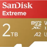 Sandisk Extreme microSDXC 2TB Class 10 UHS-I 190MB/s με αντάπτορα