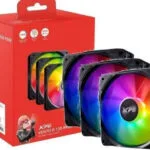 Adata XPG Vento R Reverse Blade Case Fan 120mm (1600rpm / 65cfm) με ARGB Φωτισμό και Σύνδεση 4-Pin PWM