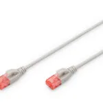 Digitus U/UTP Cat.6 (Gigabit) Καλώδιο Δικτύου Ethernet 1m Γκρι DK-1617-010S