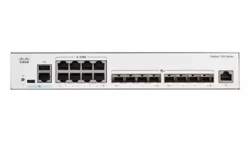 20241224105337_cisco_c1300_16xts_managed_l2_switch_me_8_thyres_gigabit_1gbps_ethernet_kai_8_sfp_thyres.jpeg Cisco C1300-16XTS Managed L2 Switch με 8 Θύρες Gigabit (1Gbps) Ethernet και 8 SFP Θύρες - Image 1
