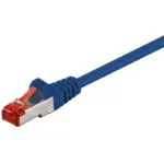 Goobay S/FTP Cat.6 (Gigabit) Καλώδιο Δικτύου Ethernet 0.5m Μπλε 95462