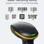 Inateck Scanner Χειρός Ασύρματο με Δυνατότητα Ανάγνωσης 2D και QR Barcodes BCST-23-BK