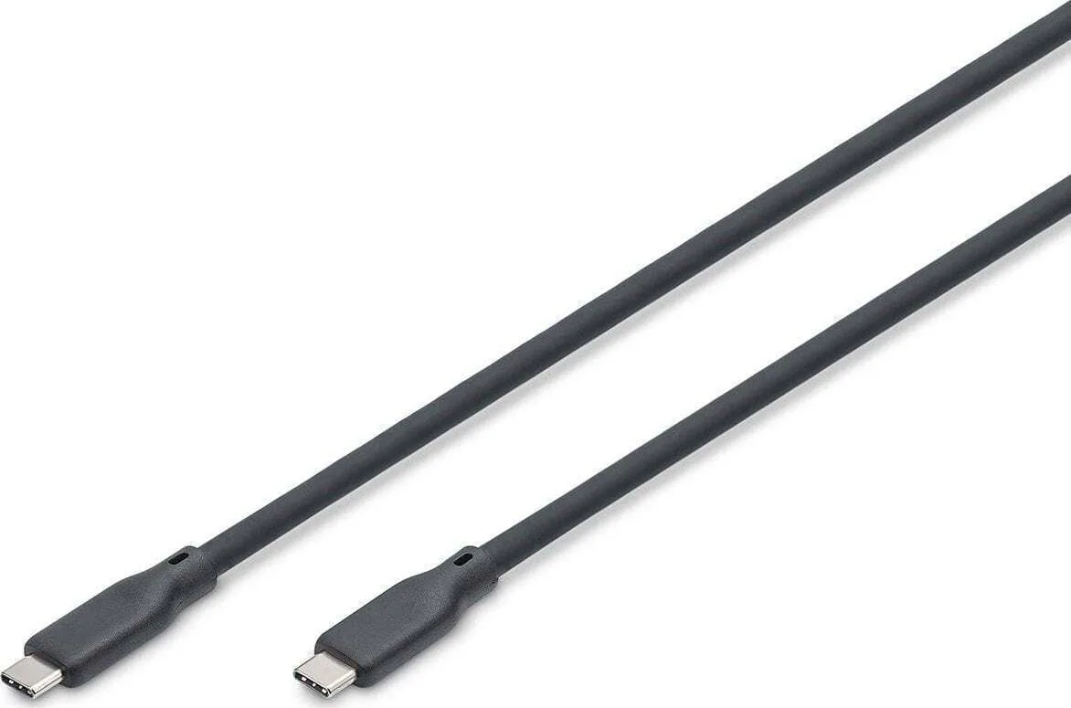 Digitus USB 3.1 Cable USB-C male - USB-C 100W PD Μαύρο 1m AK-300342-010-S - Image 1