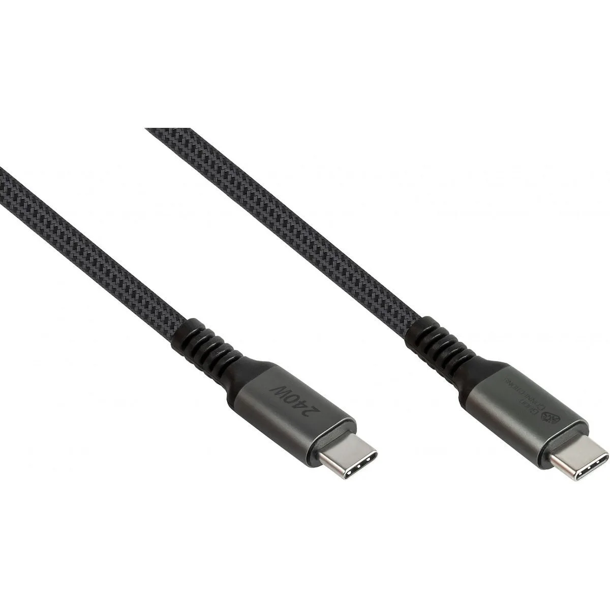 3M USB 2.0 Cable USB-C male - USB-C 240W PD Γκρι 3m ST-ST - Image 1