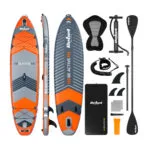 RBA-4507 Φουσκωτή Σανίδα SUP / Kayak με Μήκος 3.35m Πορτοκαλί