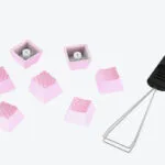 HyperX Rubber Keycap Set US Keycap Pink 519U0AA 519U0AA