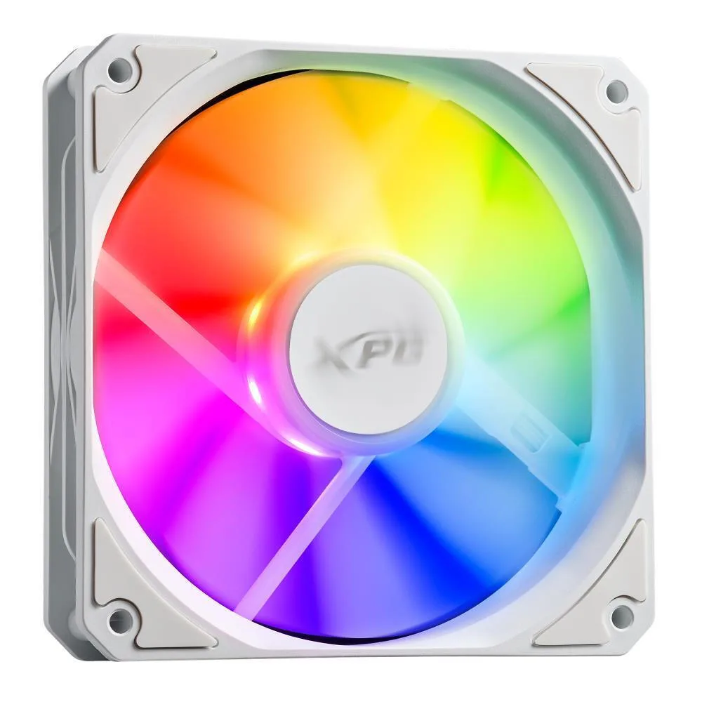 Adata XPG Vento R Reverse Blade Case Fan 120mm (1600rpm / 65cfm) με ARGB Φωτισμό και Σύνδεση 4-Pin PWM Λευκό - Image 1