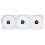 Lian Li UNI FAN TL Wireless LCD Reverse Blade Case Fan 120mm (1900rpm / 54.3cfm) με ARGB Φωτισμό 3τμχ Λευκό