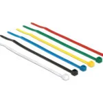 DeLock Δεματικά Καλωδίων Πλαστικά 100mmx2.5mm σε Πολύχρωμο χρώμα (100τμχ) (18627)
