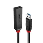 Lindy USB 2.0 Cable USB-A male - USB-A female Μαύρο 5m 43401