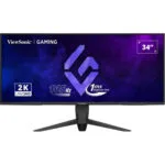 Viewsonic VX3480-2K-PRO Ultrawide VA HDR Gaming Monitor 34" QHD 3440x1440 165Hz με Χρόνο Απόκρισης 1ms GTG
