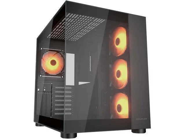 Cougar FV150 RGB Gaming Midi Tower Κουτί Υπολογιστή με Πλαϊνό Παράθυρο Μαύρο - Image 1