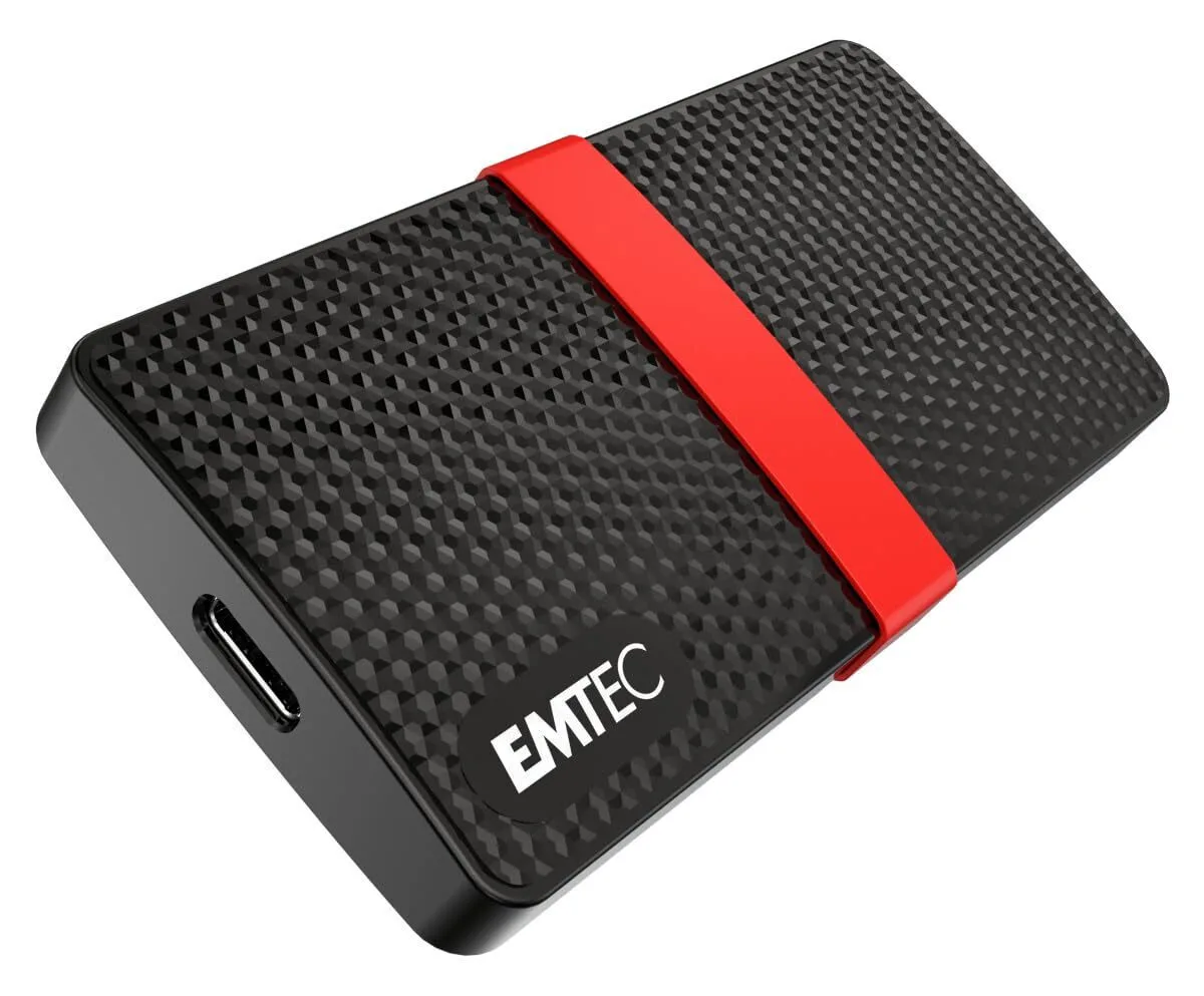 20250115114659_emtec_x200_portable_usb_c_exoterikos_ssd_2tb_2_5_mayro.jpeg Emtec X200 Portable USB-C / USB 3.1 Εξωτερικός SSD 2TB 2.5" Μαύρο - Image 1