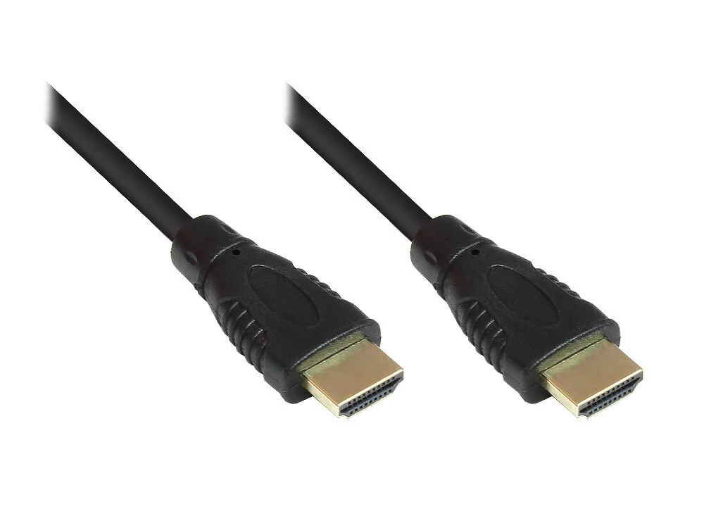 Good Connections HDMI 2.0 Premium High Speed 4K 60Hz HDR Cable HDMI male - HDMI male 1.5m Μαύρο - Image 1