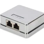 Αξεσουάρ Δικτύου Digitus Surface-mounted Box Consolidation Cat6a 2xkeystone Shielded