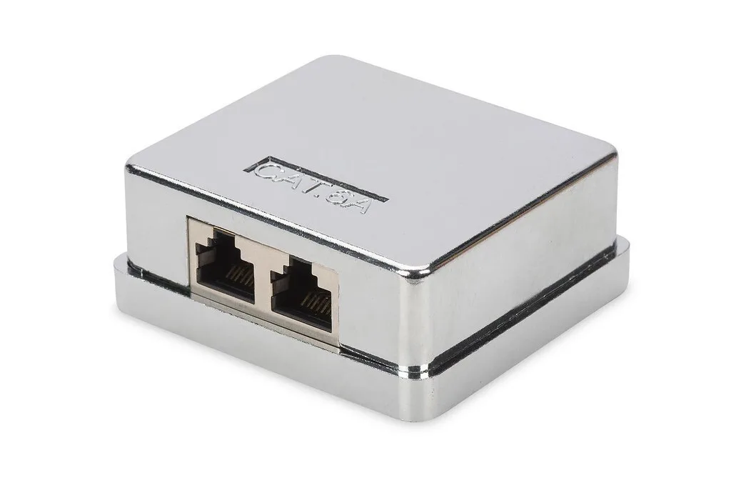 Αξεσουάρ Δικτύου Digitus Surface-mounted Box Consolidation Cat6a 2xkeystone Shielded - Image 1