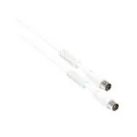 Good Connections Καλώδιο Κεραίας Coax male - Coax female Λευκό 2m 1τμχ