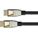 Python Cable DisplayPort male - DisplayPort male 5m Μαύρο (GC-M0205)