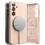 Ringke Magnetic Back Cover Σιλικόνης 0.3mm Ροζ (Galaxy S25)