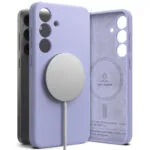 Ringke Magnetic Back Cover Σιλικόνης 0.3mm Λιλά (Galaxy S25)