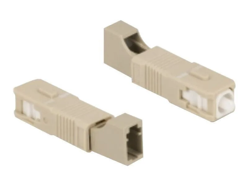 Αντάπτορας Οπτικής Ίνας Delock Lwl Hybrid Coupling Sc Simplex St To Lc Bu Beige - Image 1