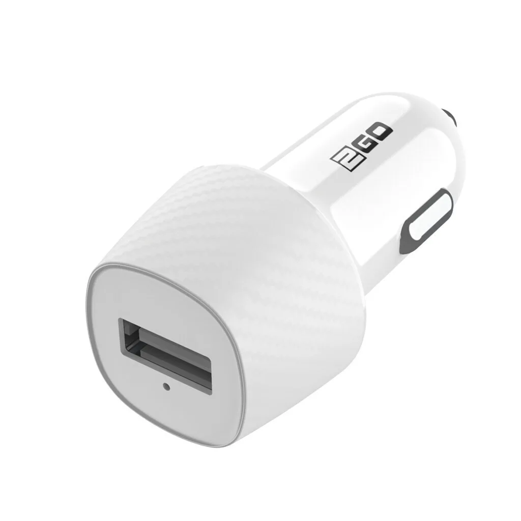 20250120161015_2go_fortistis_aytokinitou_leykos_synolikis_entasis_1a_me_mia_thyra_usb.jpeg 2GO Φορτιστής Αυτοκινήτου 1A με μία Θύρα: 1xUSB Λευκός - Image 1