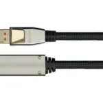 Python Cable DisplayPort male - HDMI male 10m Μαύρο (GC-M0220)